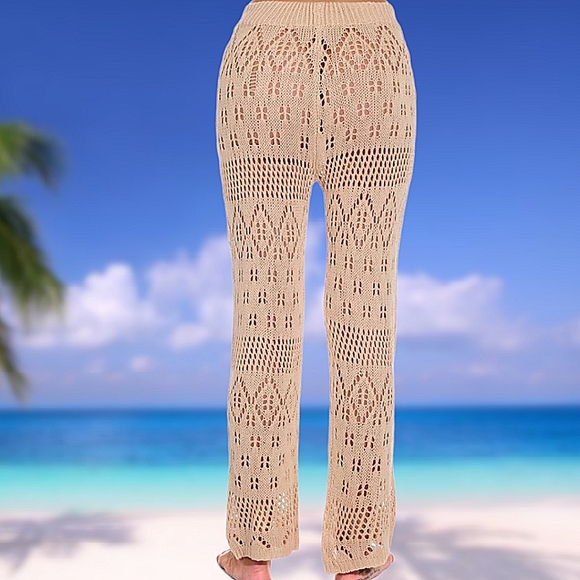 BOHEMIAN SHELL BIKINI & CROCHET PANTS SET - Picture 7 of 16